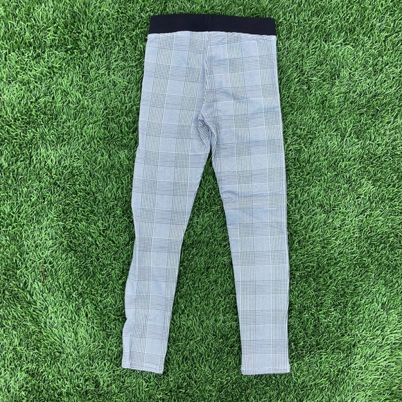 H&M Girls Gingham Stretch Pants // Size 8-9 - Picture 6 of 6